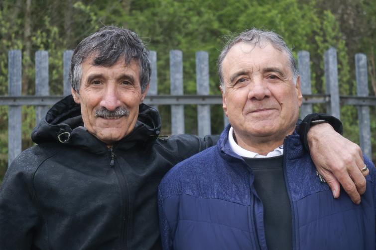  Mick and  brother Tony Algieri